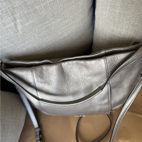 Coach hobo Crossbody bag metallic silver NWOT - Picture 12 of 17